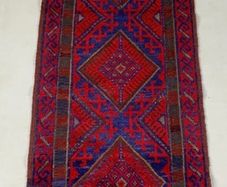 Superb Persian/Middle Eastern Hand Knotted Wool Runner
