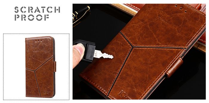 Black 100% Handmade Luxury Flip Case Cover For OnePlus 3 / OnePlus Three
