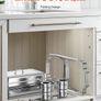 Chafing Dish Buffet Set, 8 Qt 6 Pack, Stainless Steel Chafer with 6 Full Size Pans, Rectangle Catering Warmer Server with Lid Water Pan Stand Fuel Holder, for Weddings Parties Banquets, Silver Image 6