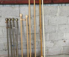 Curtain poles