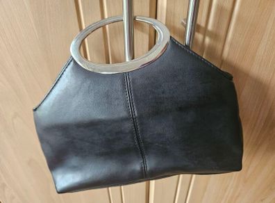 Black evening clutch bag