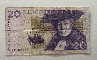 Sweden 20 Kronor Banknote