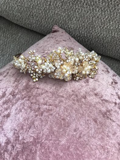 Handmade wedding headpiece / hair band