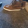 new boys brown high top boots Image 3