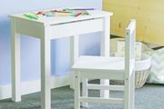 Montessori Desk with underdesk Storage &amp; Chair
