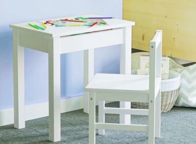 Montessori Desk with Storage & Chair