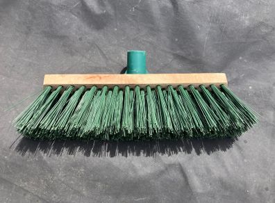 garden stiff bristle brush broom head