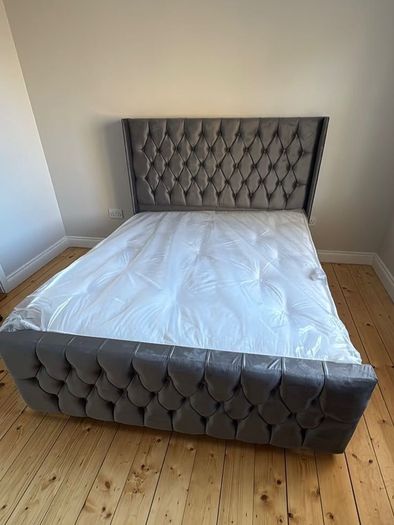 Double Bed And Mattress