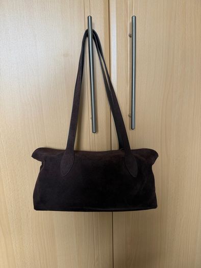 M&S suede bag