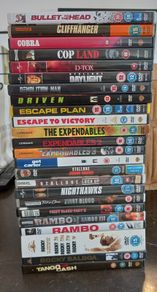 Sylvester Stallone Dvd Collection Bundle Action Drama Rocky Rambo Cobra Nighthawks Expendables Etc