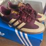 Adidas Rhinestone Burgandy Sambas Image 4