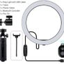 10" LED Ring Light Dim able Lighting Kit Phone Selfie Tripod Makeup Youtube Image 7