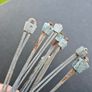 1990s Vintage Climbing Gear Nut set on Wire Image 6