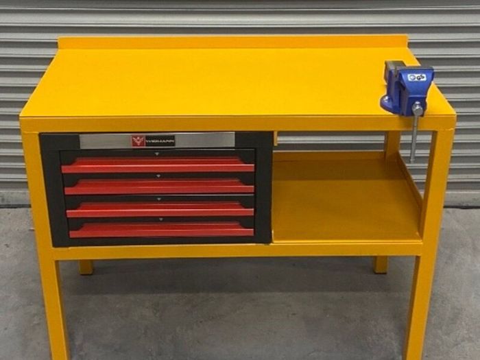 Steel work benches