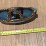Majolica Romano Pottery Italian Small Basket Boat Image 8
