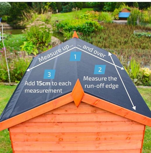 Shed Roof Kit - Rubber Roofing Kit (2.1m x 3m) Alternative to Roofing Felt for Sheds. 50 Year Life Expectancy. 20 Year Warranty. Summerhouses, Garden Offices, Outbuildings.