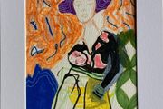 Original art Figurative artwork contemporary Irish Art abstract painting