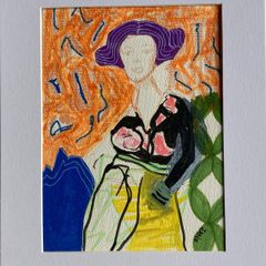 Original art Figurative artwork contemporary Irish Art abstract painting