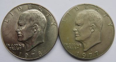 United States 1 Dollar 1977-1978 Coins