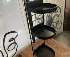 Sostrene Grene Black Metal Wall Organizer / Tiered Hanging Rack
