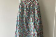 Penneys ditsy pattern dress with ruffle sleeve s