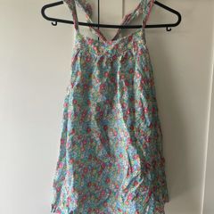 Penneys ditsy pattern dress with ruffle sleeve s