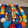 Vintage Colourful Retro Statement Necklace Image 4
