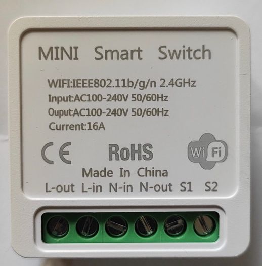 Mini Wifi Smart Switch 2 Way Control Smart life or  Tuya App  16A DIY Light Switches   Alexa Yandex Alice Smart Google Home APP Voice Control