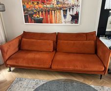 Sofa and footstool