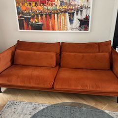 Sofa and footstool