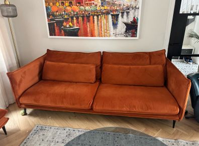 Sofa and footstool