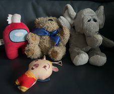 soft toys elephant teddy bear among us