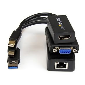 StarTech.com 3-in-1 kit Surface Pro 2, 3, 4, 5 - HDMI, VGA and Gigabit Ethernet Adapter