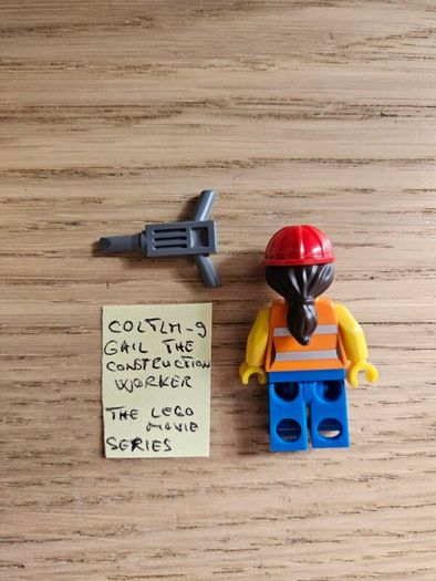 lego coltlm-9 gail the construction worker, the lego movie series