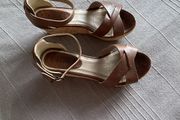 Fat face wedge women's shoes