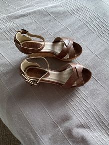 Fat face wedge women's shoes