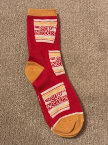 Cup Noodles Novelty Socks