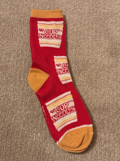 Cup Noodles Novelty Socks