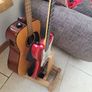 Handmade Oak guitar holder Image 2