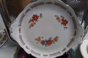 Nice Eared China Cake Plate