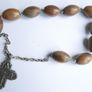 Vintage Rosary  Handmade Prayer Wooden Beads Image 2