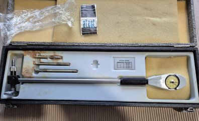 SOMET Precision Dial Bore Gauge 105-205mm Depth 400mm Czech Republic NOS Boxed