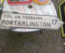 old  road  sign
