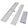 Linear Shower Drain 2 pcs Wave 930x140 mm Stainless Steel Image 4