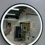 EX Display Black Round LED bathroom mirror Image 2