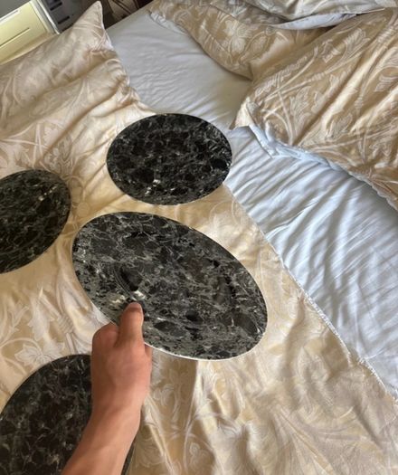 plates marble