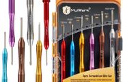 6pc Magnetic Micro Precision Screwdriver Set - Mini Flat &amp; Phillips Heads for Glasses, Watch, iPhone &amp; Electronics Repair (CR-V Steel)