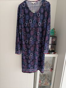 On Fire Midi Dress Size 16 Brand New