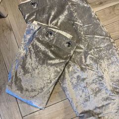 Grey Silver curtains