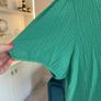 Ladies Emerald Green Short-Sleeved Top by Gallery Image 6